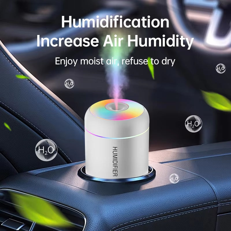 Revitalize Your Space with the 180ML Mini USB Aroma Diffuser and Ultrasonic Humidifier - Perfect for Home, Office, and Car!