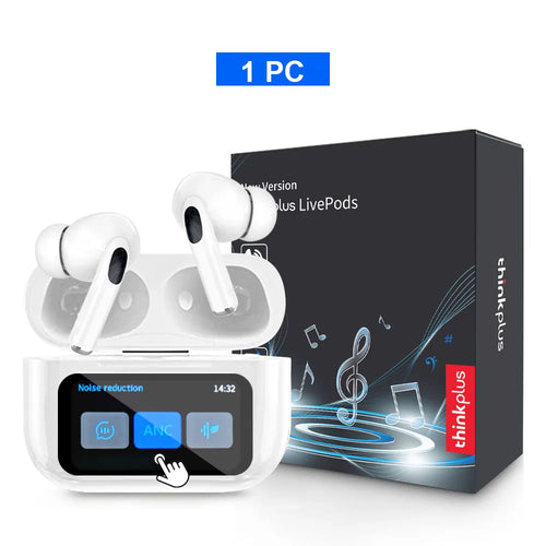 Experience Unmatched Sound Quality with Original Wireless Bluetooth Earphones - ANC Noise Reduction, HD Mic for Clear Calls, and LED Touch Screen Control