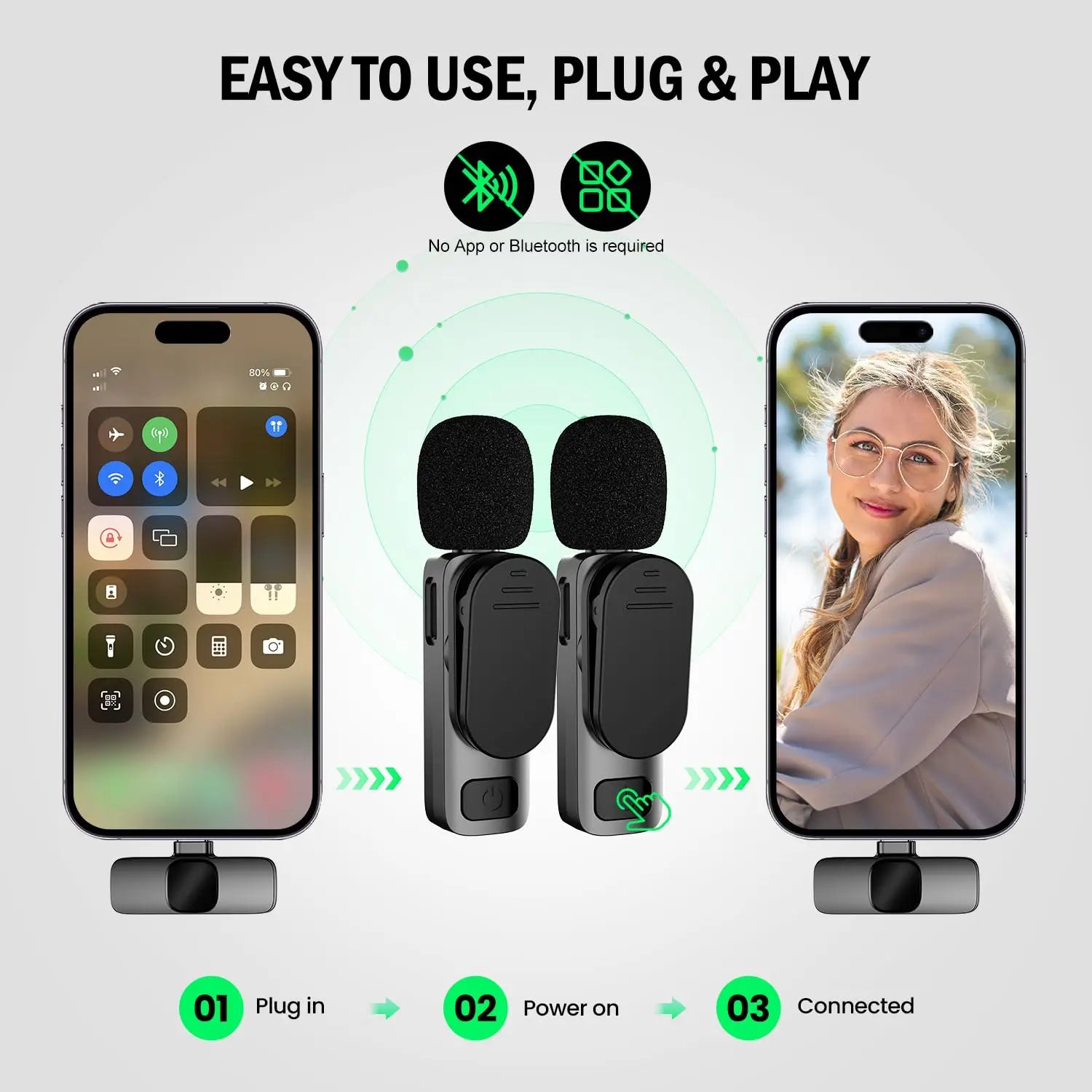 Experience Unmatched Sound Quality with Original Wireless Bluetooth Earphones - ANC Noise Reduction, HD Mic for Clear Calls, and LED Touch Screen Control