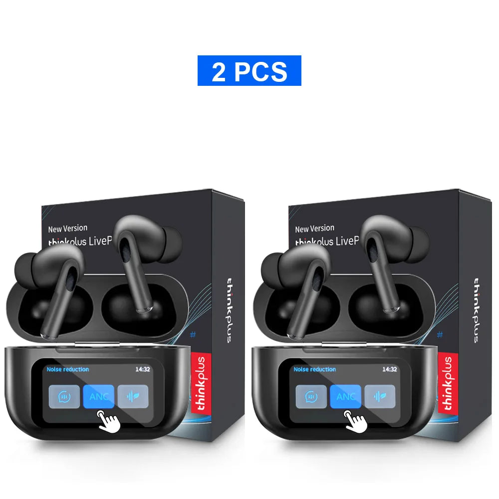 Experience Unmatched Sound Quality with Original Wireless Bluetooth Earphones - ANC Noise Reduction, HD Mic for Clear Calls, and LED Touch Screen Control