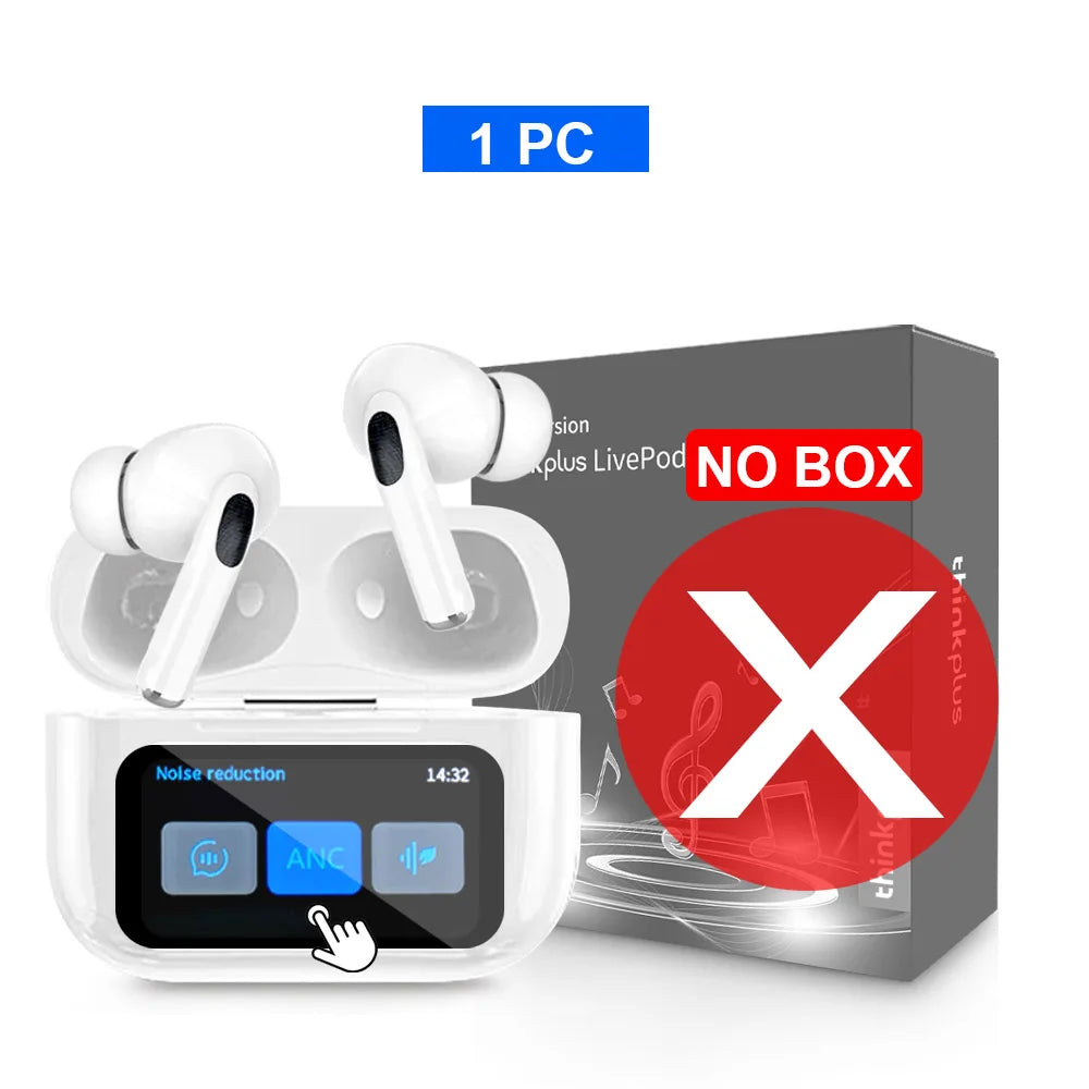 Experience Unmatched Sound Quality with Original Wireless Bluetooth Earphones - ANC Noise Reduction, HD Mic for Clear Calls, and LED Touch Screen Control