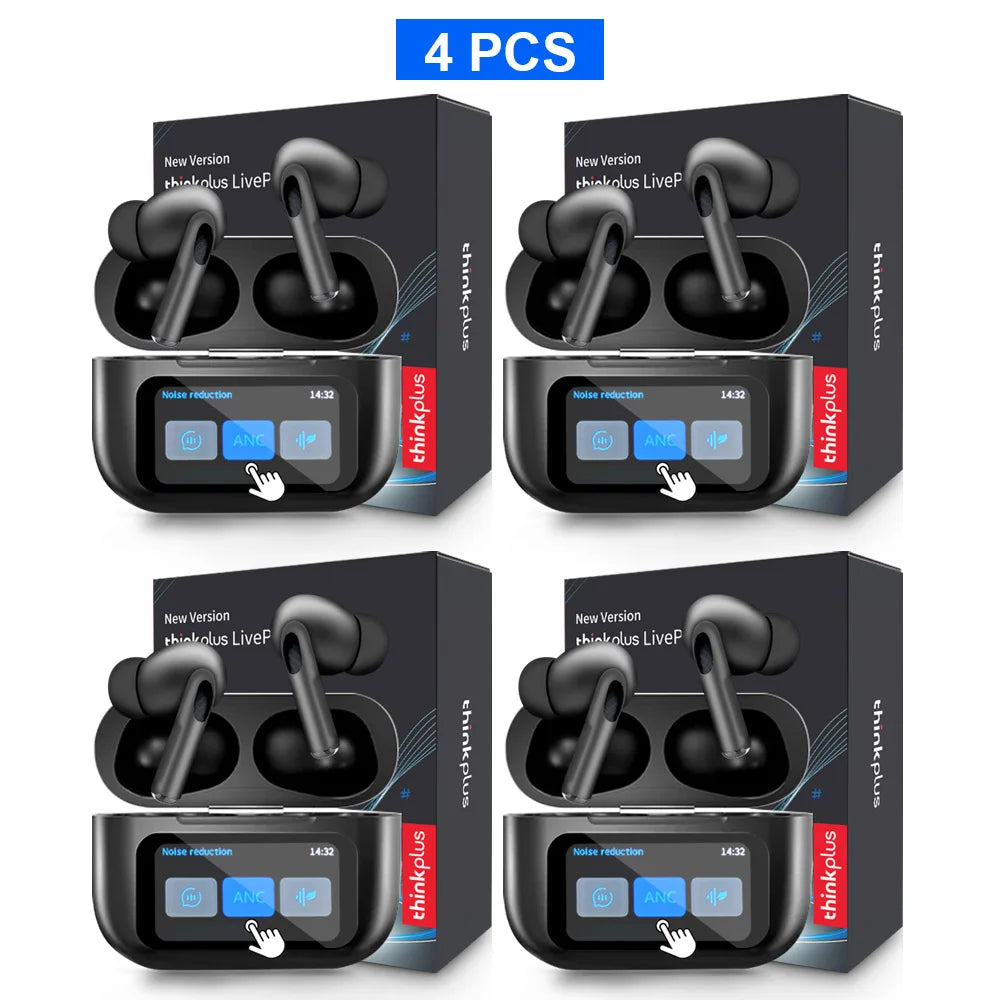 Experience Unmatched Sound Quality with Original Wireless Bluetooth Earphones - ANC Noise Reduction, HD Mic for Clear Calls, and LED Touch Screen Control