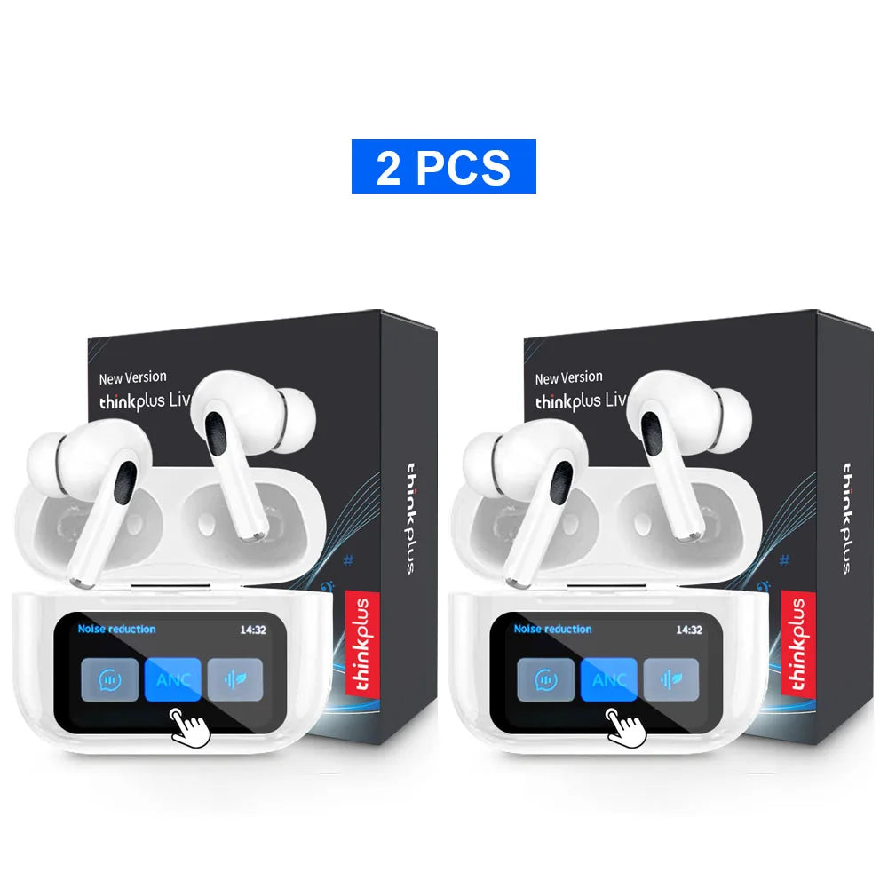 Experience Unmatched Sound Quality with Original Wireless Bluetooth Earphones - ANC Noise Reduction, HD Mic for Clear Calls, and LED Touch Screen Control