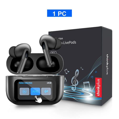 Experience Unmatched Sound Quality with Original Wireless Bluetooth Earphones - ANC Noise Reduction, HD Mic for Clear Calls, and LED Touch Screen Control