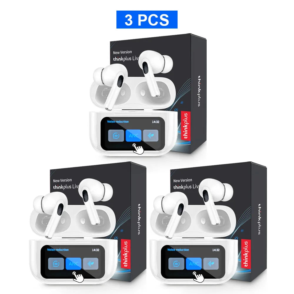 Experience Unmatched Sound Quality with Original Wireless Bluetooth Earphones - ANC Noise Reduction, HD Mic for Clear Calls, and LED Touch Screen Control
