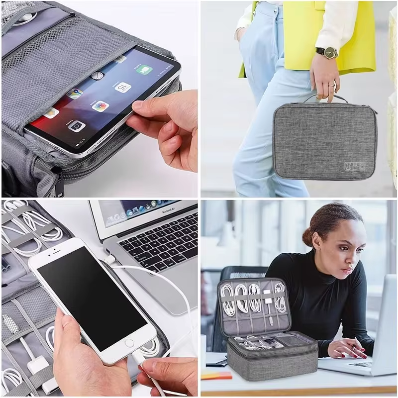 Ultimate Travel Cable Storage Bag - Waterproof and Eco-Friendly Organizer for Your Digital Essentials